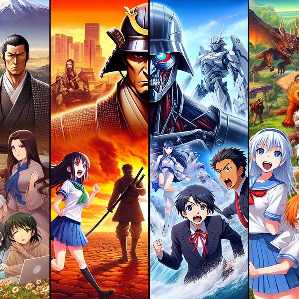 Various Anime Genres