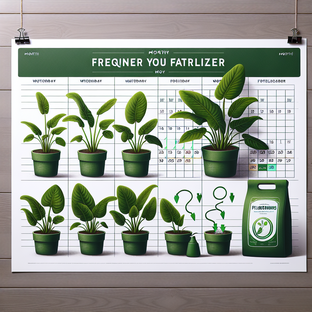 The Frequency of Fertilizing Philodendrons