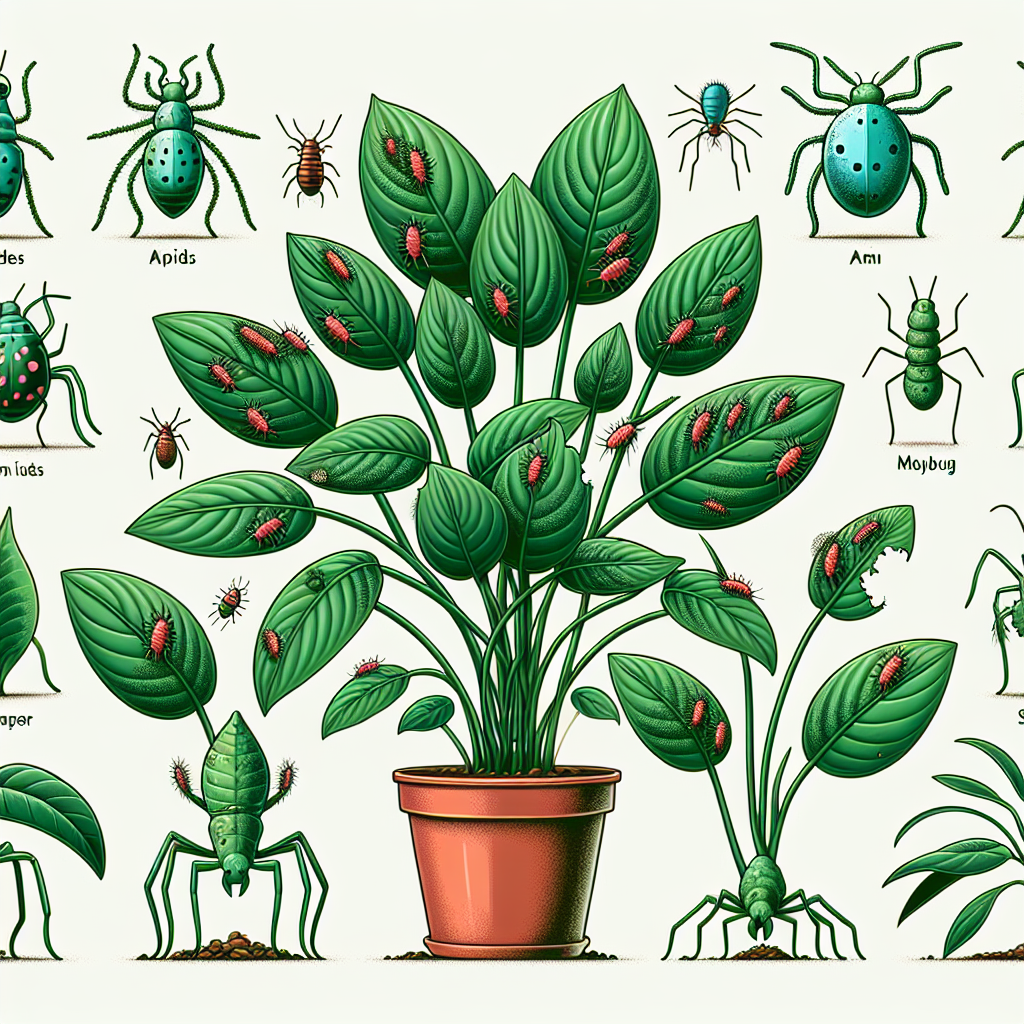 This image provides a visual guide to help you identify potential threats to your Philodendron plants. It's important to regularly check your plants for these pests to ensure they remain healthy and vibrant.